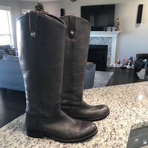 Frye Melissa Button Lug Tall Boots